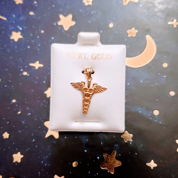 Jewelry - 10K Gold Caduceus Charm